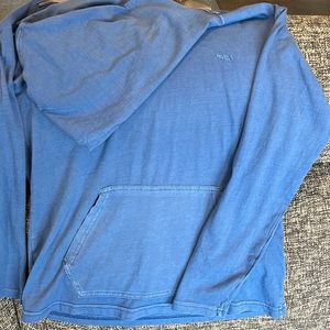 Brand new:  RVCA, lightweight long-sleeve with hood